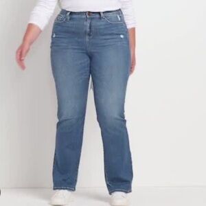 Lane Bryant MID-RISE
SUPER STRETCH Boot Cut Jean, New with Tags